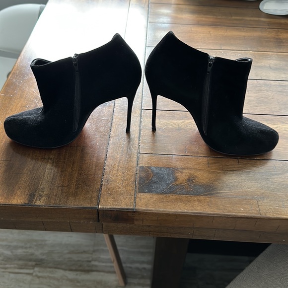 Christian Louboutin Suede Black Booties - Picture 4 of 8